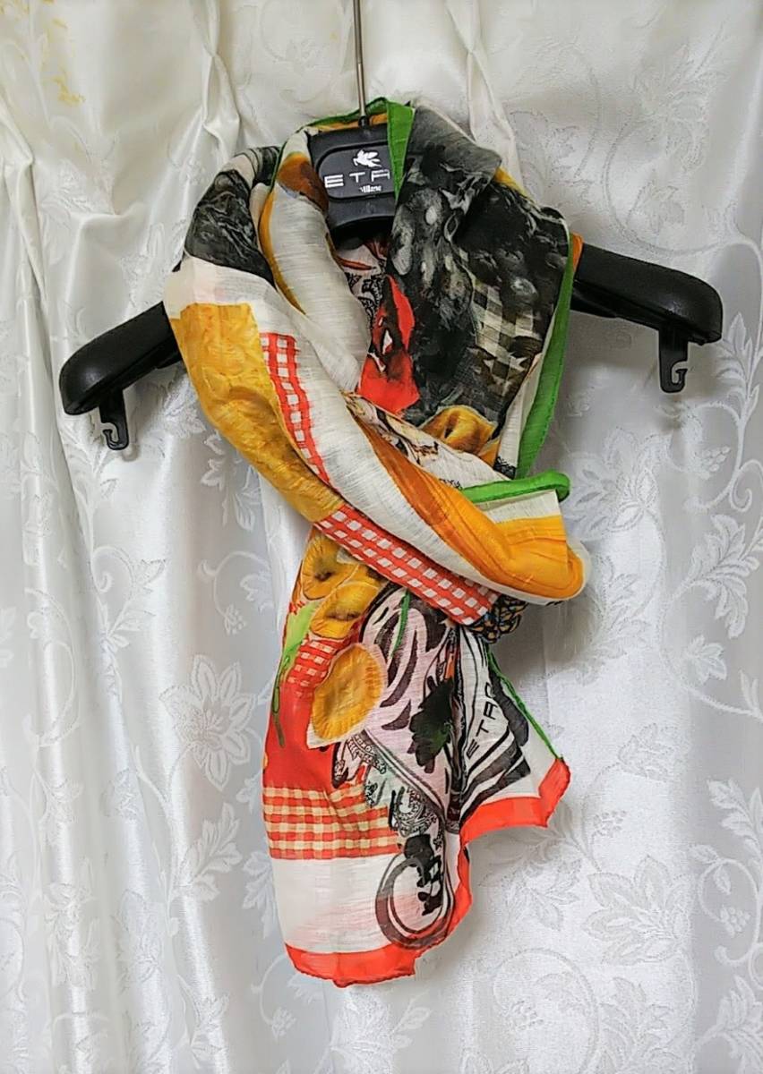 ETRO⁄エトロ_Women通販 | プリント ウール&シルク ショール