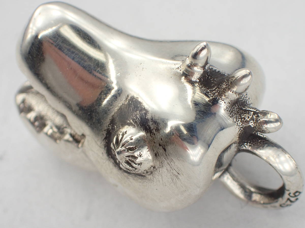 CHROME HEARTSクロムハーツ DINO HEADディノヘッド チャーム クロム 