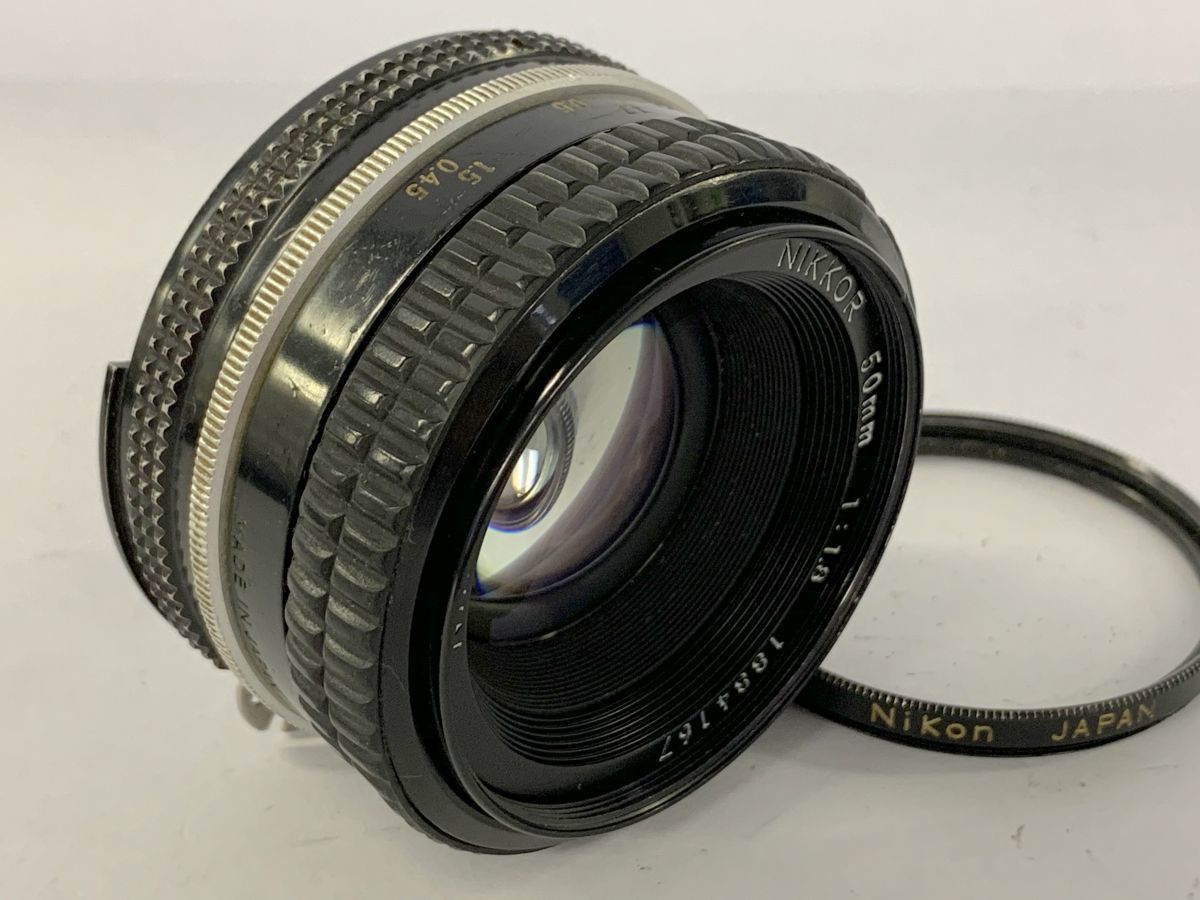 定番，豊富な J337-33333 Nikon ニコン NIKKOR 50mm 1:1.8 MF カメラレンズ⑥(ニコン)｜売買されたオークション情報、yahooの商品情報をアーカイブ公開 - オークファン ニコン