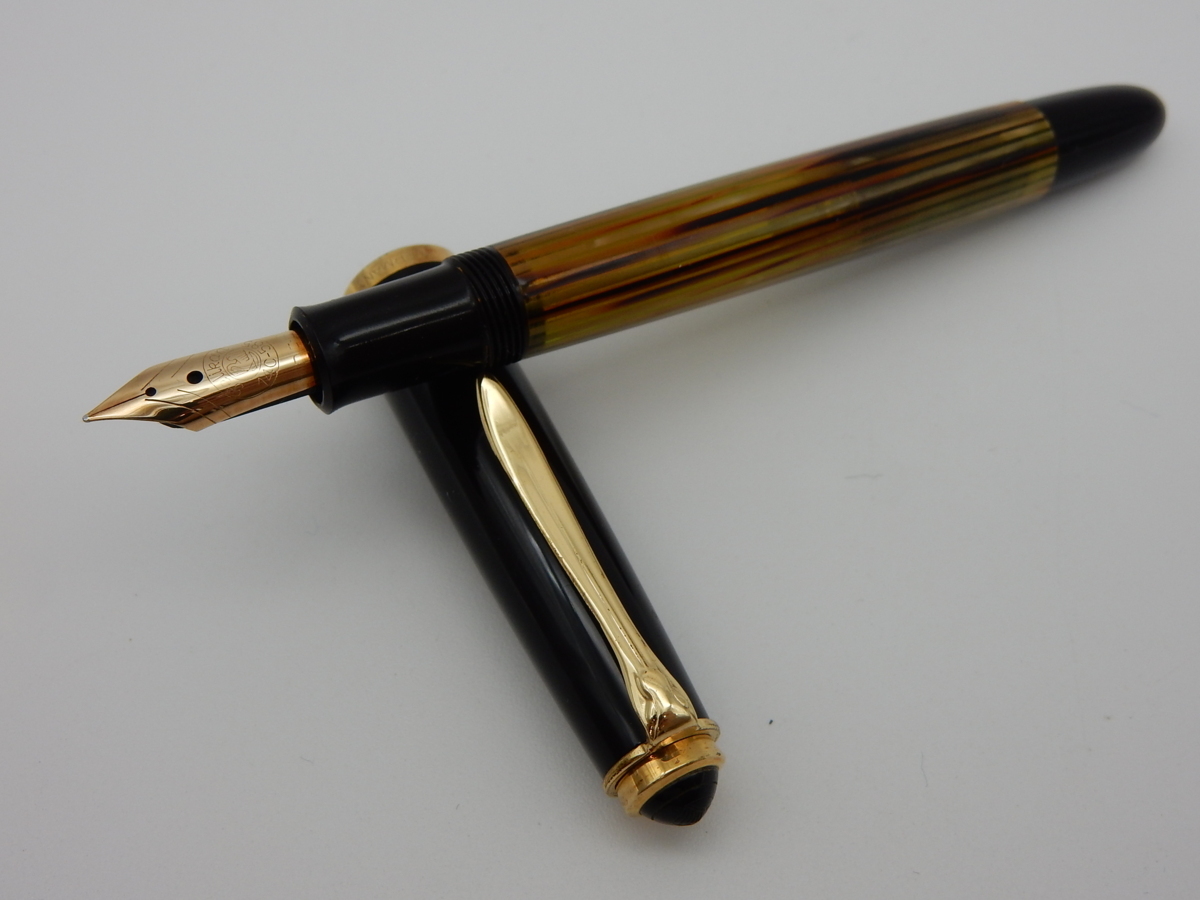 ペリカンPELIKAN30 ロールゴールド万年筆 18c750 GEMERNY ペリカン