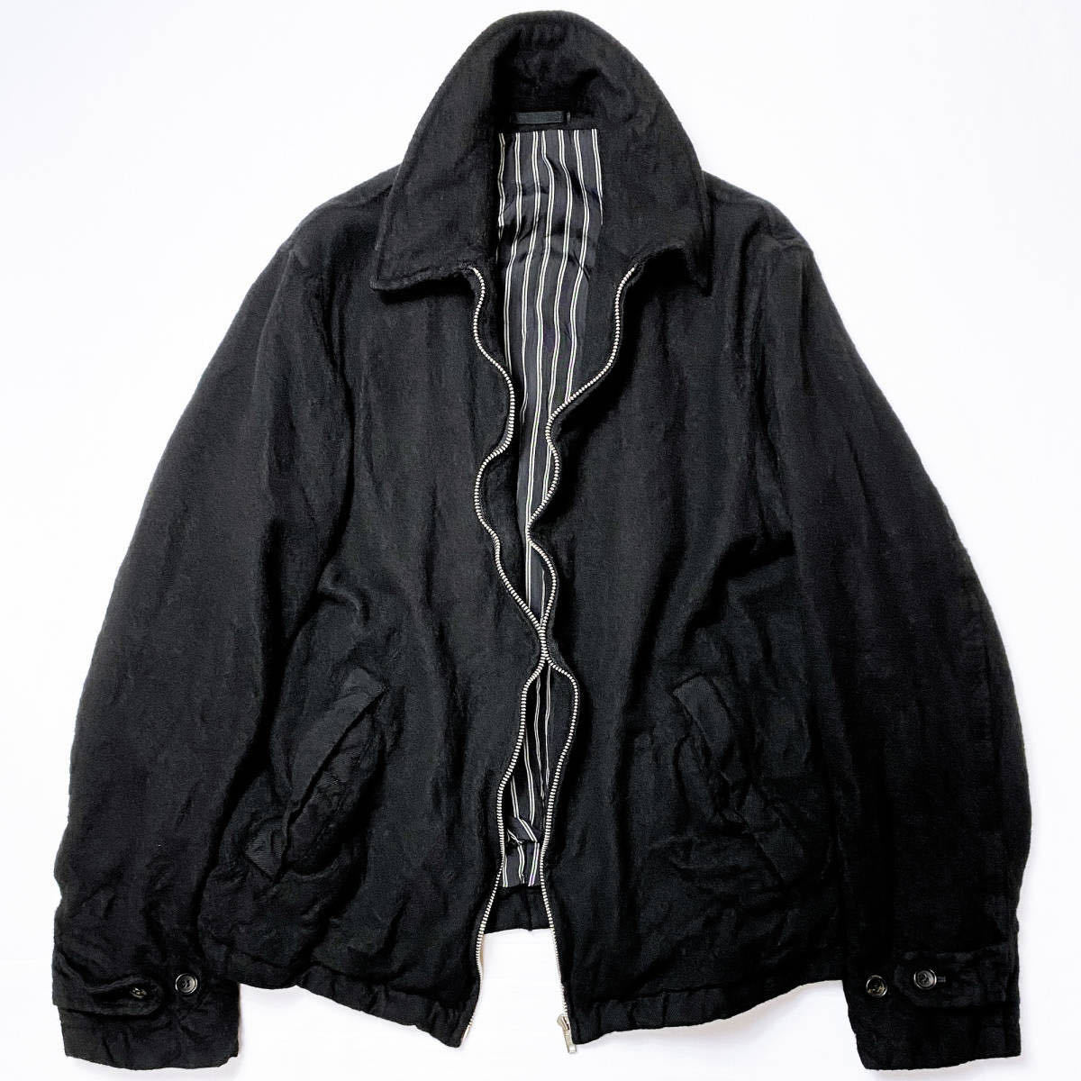 ウール縮絨 ジップアップブルゾン コムデギャルソンオム HOMME ジャケット 03AW 94AW 1994AW UNDERCOVER JONIOジョニオ AFFA Zip Up Jacket