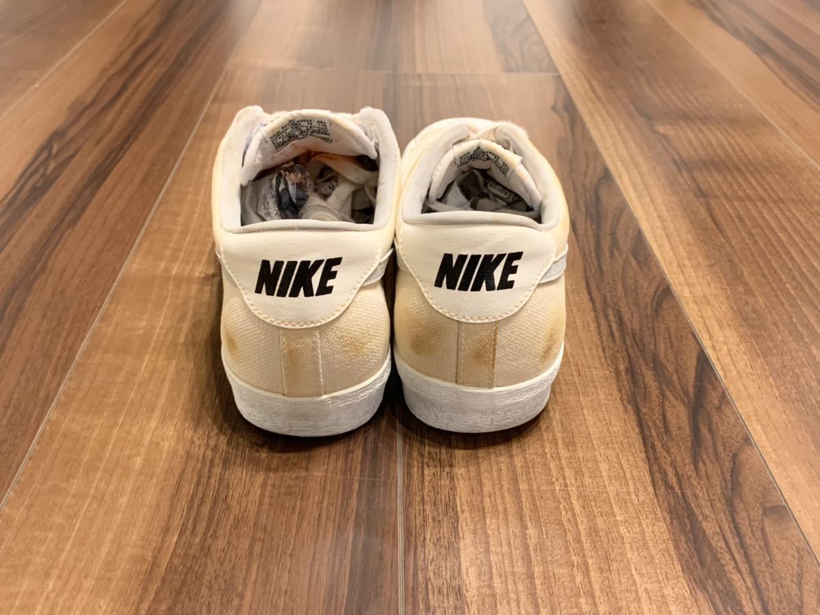 極上♪80s NIKE オールコートキャンバスLOW 9 白灰 オリジナル 