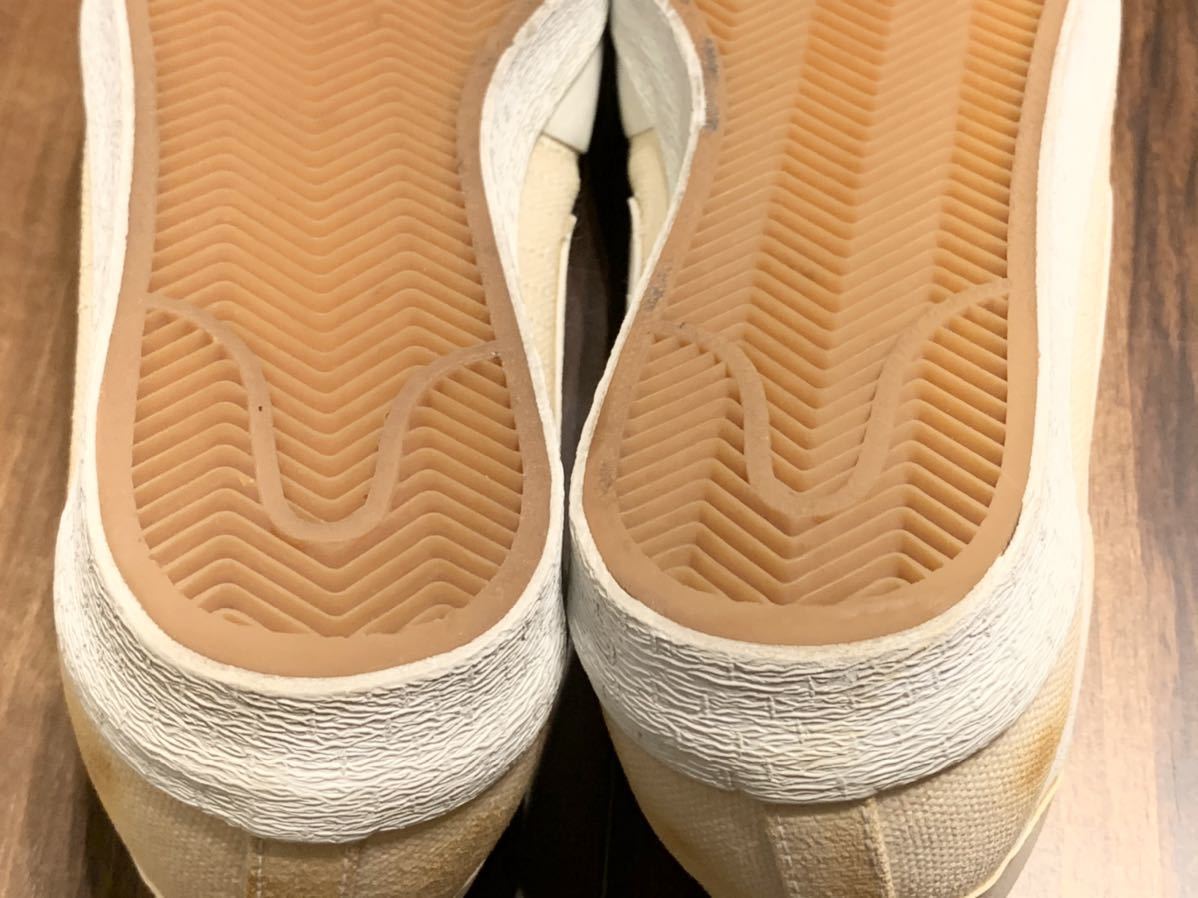 極上♪80s NIKE オールコートキャンバスLOW 9 白灰 オリジナル 