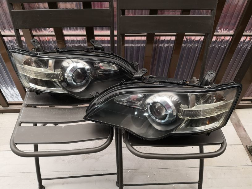 ブルーメッキ レガシィHID キセノン BP5 ヘッドライト 100-20791 キセノン HID コーティング済 迅速発送 100-20791 購入オンライン