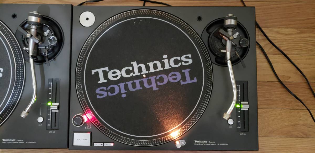 ☆超美品『Technics SL-1200MK3DS』×2台＋DJミキサー付き Technics SL-1200MK3D テクニクス ターンテーブル Direct Drive DJ