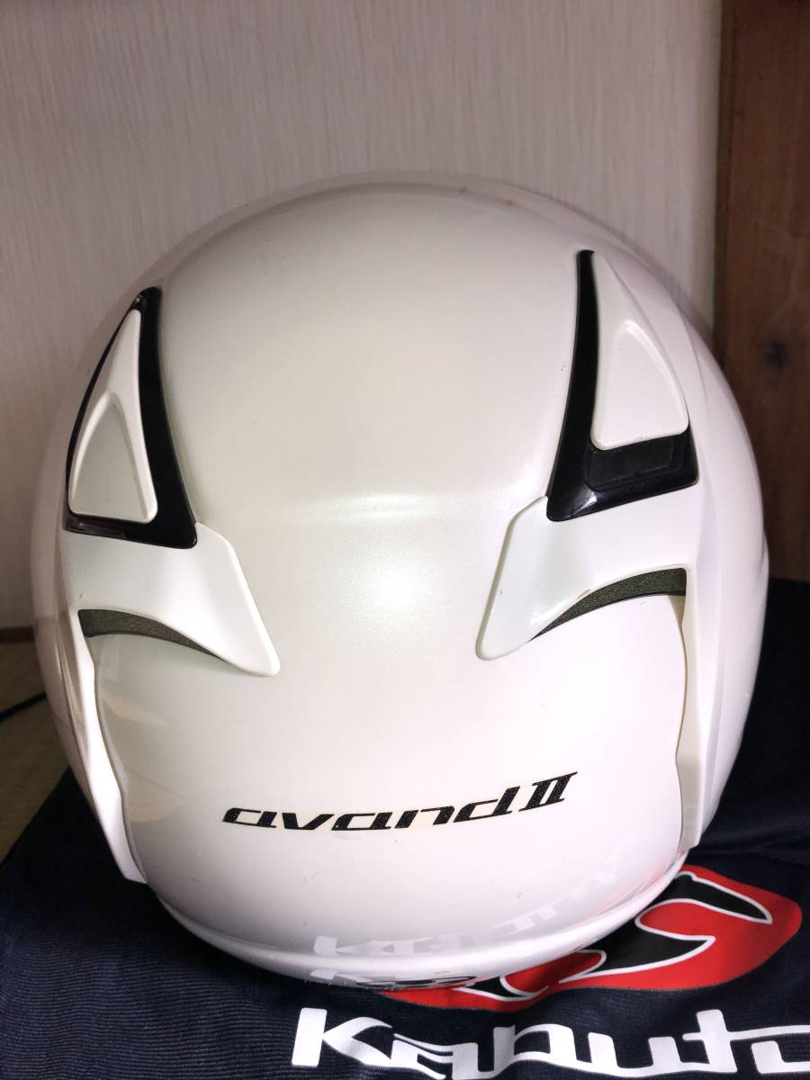 KABUTO カブト AVAND-2 L 59-60cm 未使用のシールド 付き ジェット