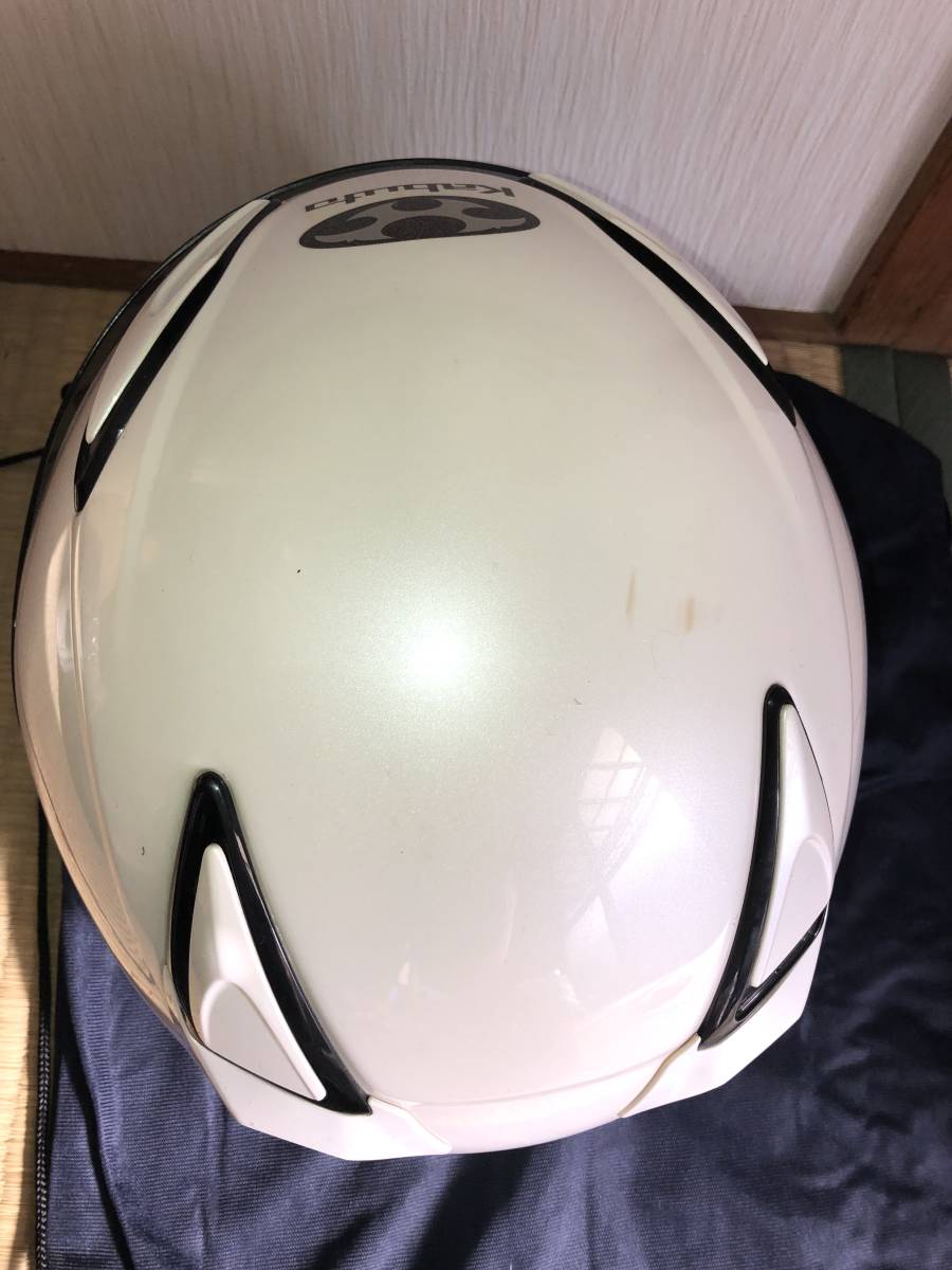 KABUTO カブト AVAND-2 L 59-60cm 未使用のシールド 付き ジェット