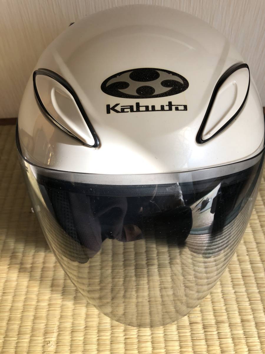 KABUTO カブト AVAND-2 L 59-60cm 未使用のシールド 付き ジェット