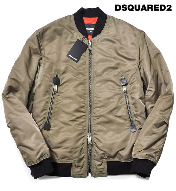 新品17万 DSQUARED2 ディースクエアード お洒落なレザーロゴ装飾