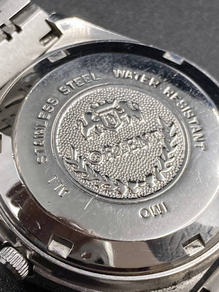 万年カレンダー オリエント 自動巻 腕時計 ORIENT ブルー文字盤
