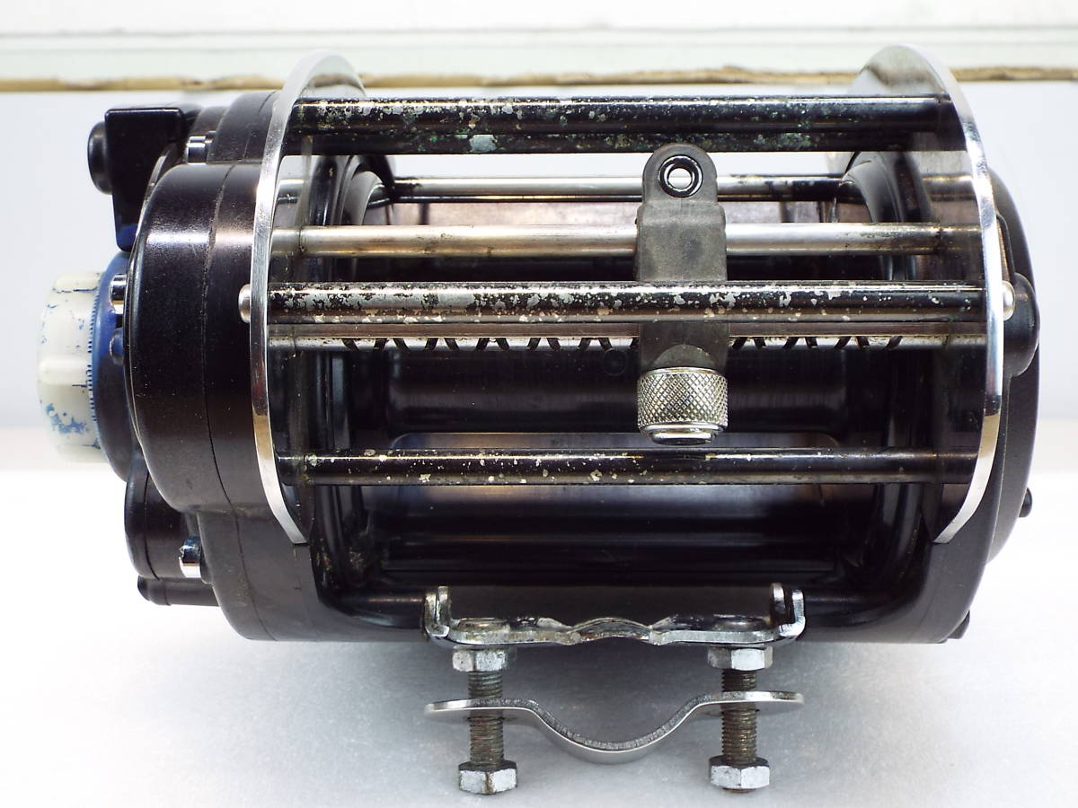 ミヤマエ 電動リール CD-900DX COMMAND8 通電・液晶表示・無負荷巻取り