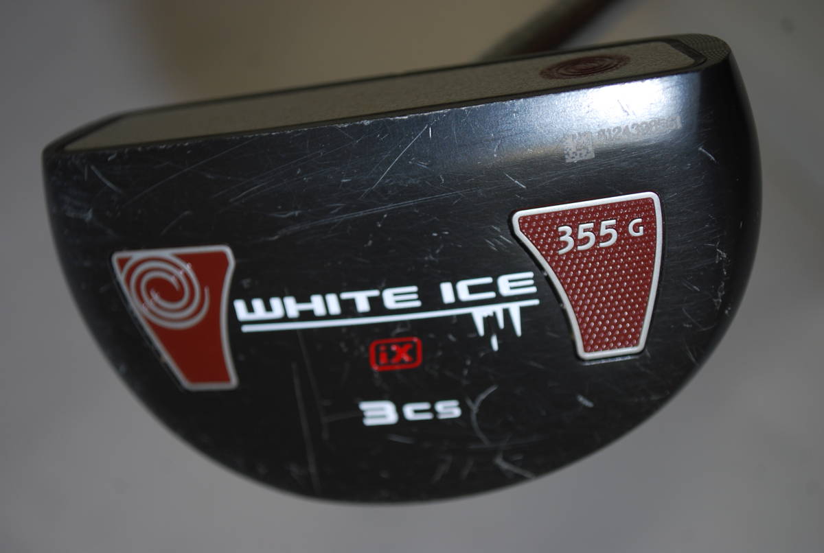  現状品 ODYSSEY WHITE ICE ix 3CS 355G 34インチ パター(オデッセイ)｜売買されたオークション情報、yahooの商品情報をアーカイブ公開 - オークファン 男性右きき用