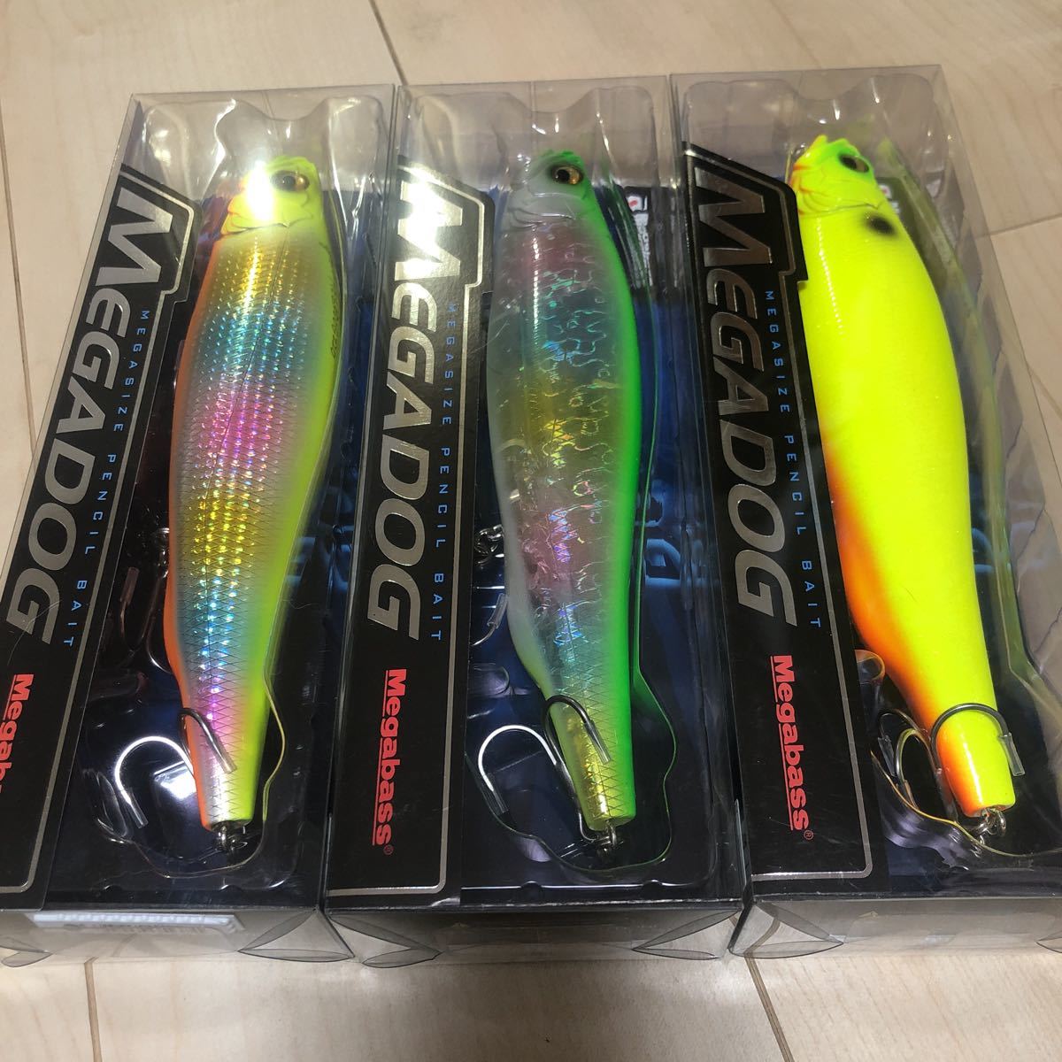  メガバス メガドッグ 3個(トップウォーター)｜売買されたオークション情報、yahooの商品情報をアーカイブ公開 - オークファン 海水