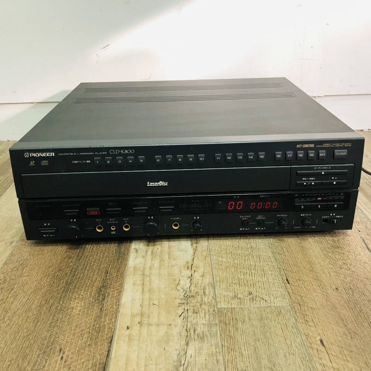 貴重 Pioneer パイオニア CLD-K800 レーザーディスクプレイヤー CD/LD