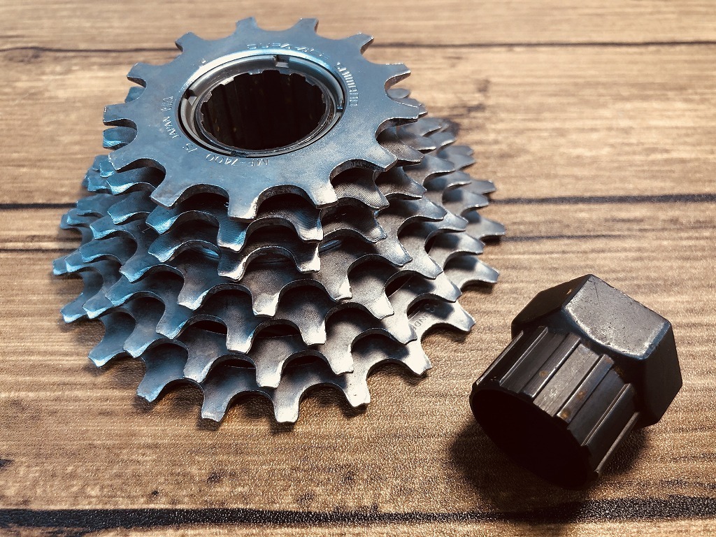 100%新品，人気 12/4~12/20ま コロナに負けるなセール シマノ Shimano デュラエース Dura-Ace MF-7400 スプロケット ボスフリー 7s 13-23 工具付き(スプロケット)｜売買されたオークション情報、yahooの商品情報をアーカ スプロケット
