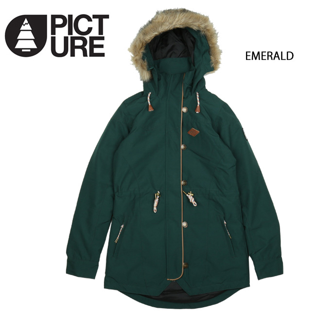 数量限定，豊富な 1円 SNB/Picture Organic Clothing/KATNISS ジャケット WVT125/EMERALD/M/レディース(トップス、ジャケット)｜売買されたオークション情報、yahooの商品情報をアーカイブ公開 - オークファン トップス、ジャケット