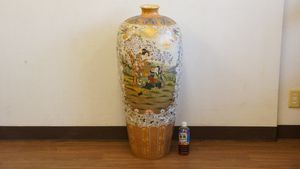 薩摩焼 金薩摩 花鳥紋 大花瓶 鶴 鳳凰 高さ61.5㎝ 壺 耳付き 古美術品 薩摩 鶴のYahoo!オークション(旧ヤフオク!)の相場・価格を見る｜Yahoo