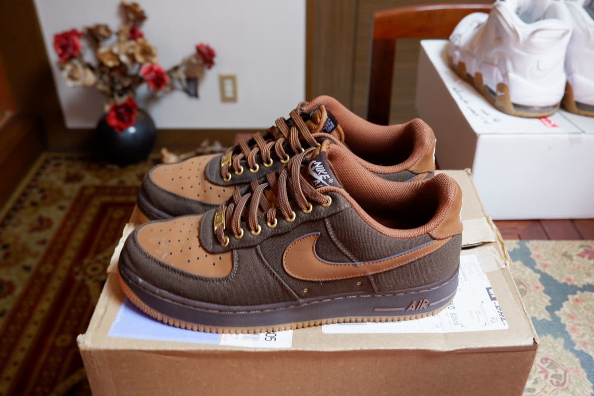 100%新品，低価 NIKE ナイキ エアフォース 茶色(27.5cm)｜売買されたオークション情報、yahooの商品情報をアーカイブ公開 - オークファン 27.5cm