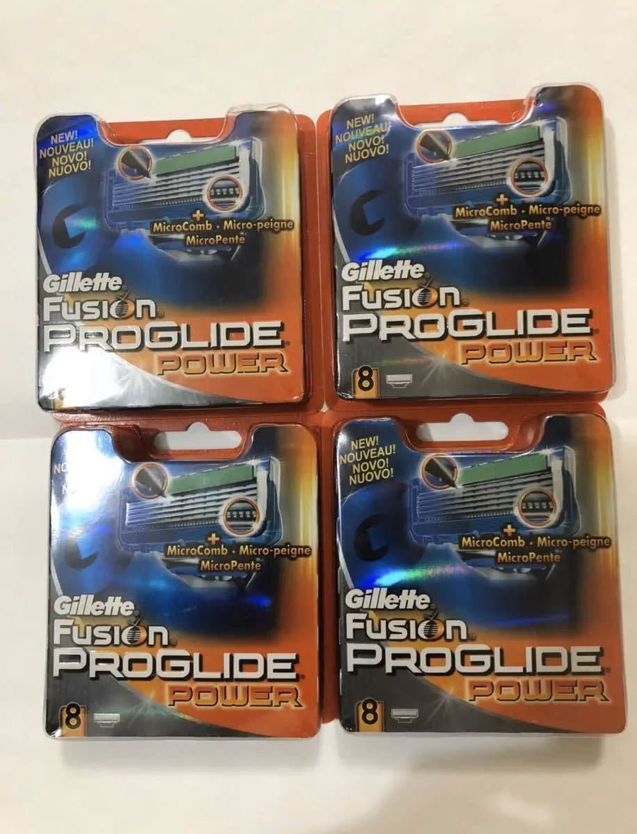 Gillette Fusion5 ProGlide 替え刃 8個入り　4点 Gillette Fusion PROGLIDE 替刃 8個入 5個セット