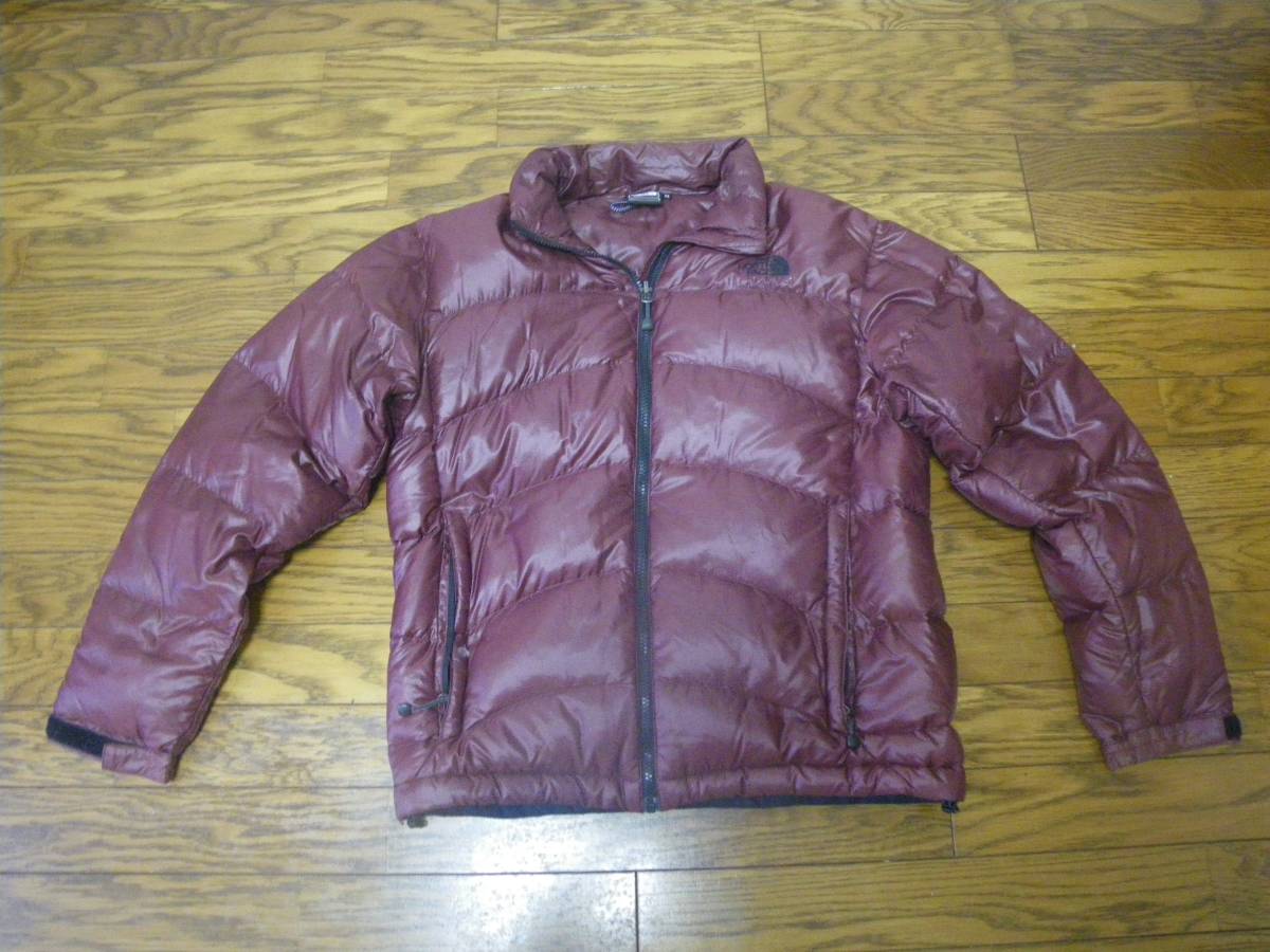  ノースフェイス サミット アコンカグア ダウンジャケット Mワインレッド ND18701(Mサイズ)｜売買されたオークション情報、yahooの商品情報をアーカイブ公開 - オークファン 男性用