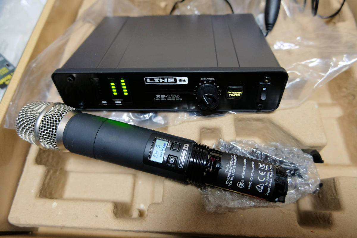 動作OK LINE6 XD-V55 デジタルワイヤレス THH12マイク付 ② 【公式通販】