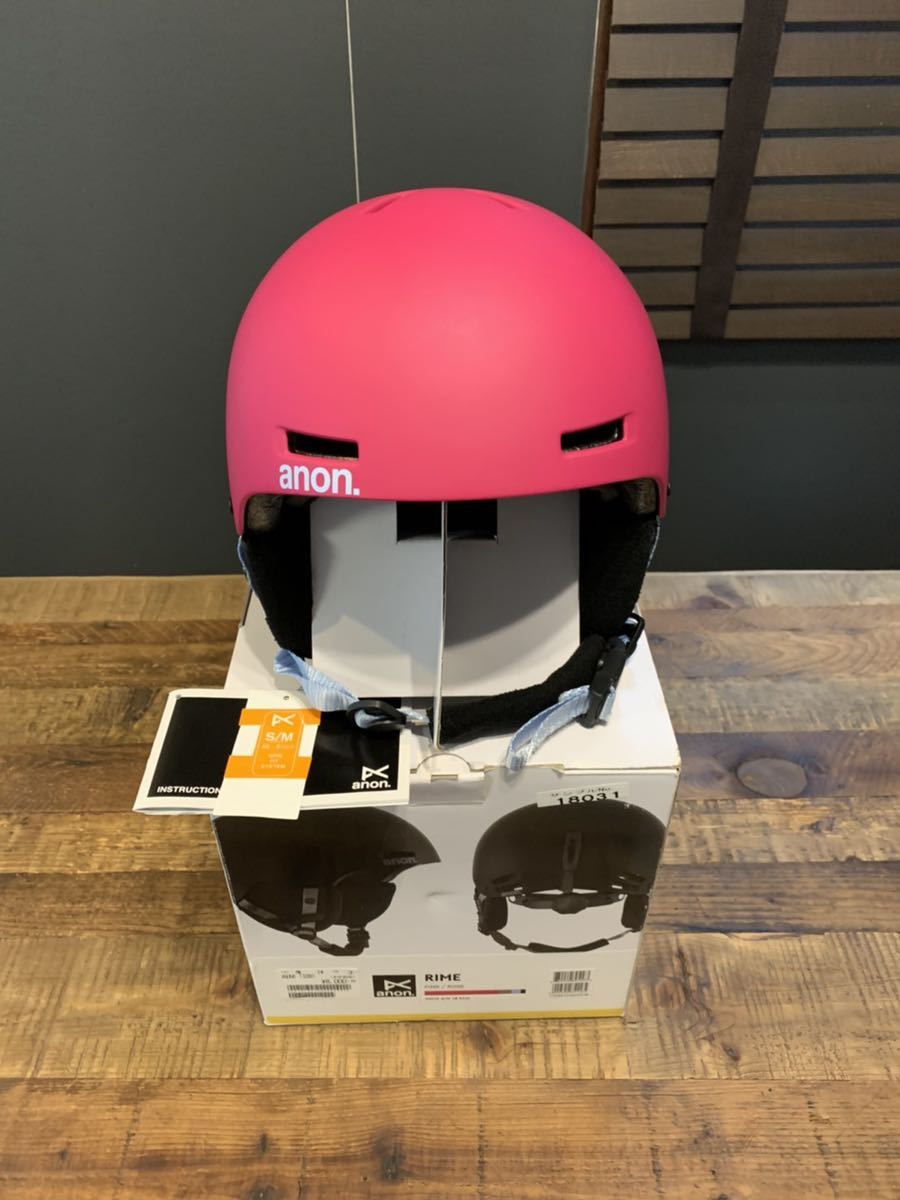 赤字超特価，大人気 anon. RIME PINK/ROSE ヘルメット(ウエア、装備（子ども用）)｜売買されたオークション情報、yahooの商品情報をアーカイブ公開 - オークファン ウエア、装備（子ども用）
