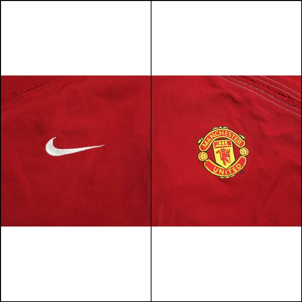 値下げ マンチェスターユナイテッド ナイキ NIKE スウォッシュ ジャージ L 訳有り NIKE ナイキ マンチェスターユナイテッド エンブレム ス