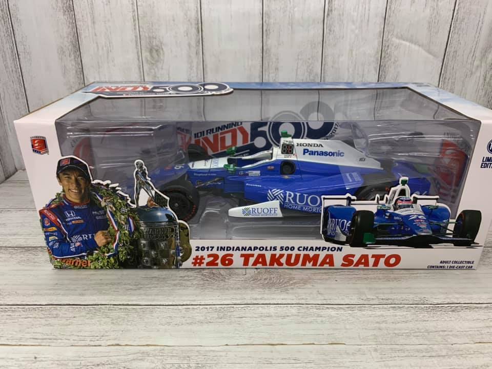 0 INDYCAR - 佐藤琢磨 2017インディ500優勝 ミニカー｜ホビーサーチ
