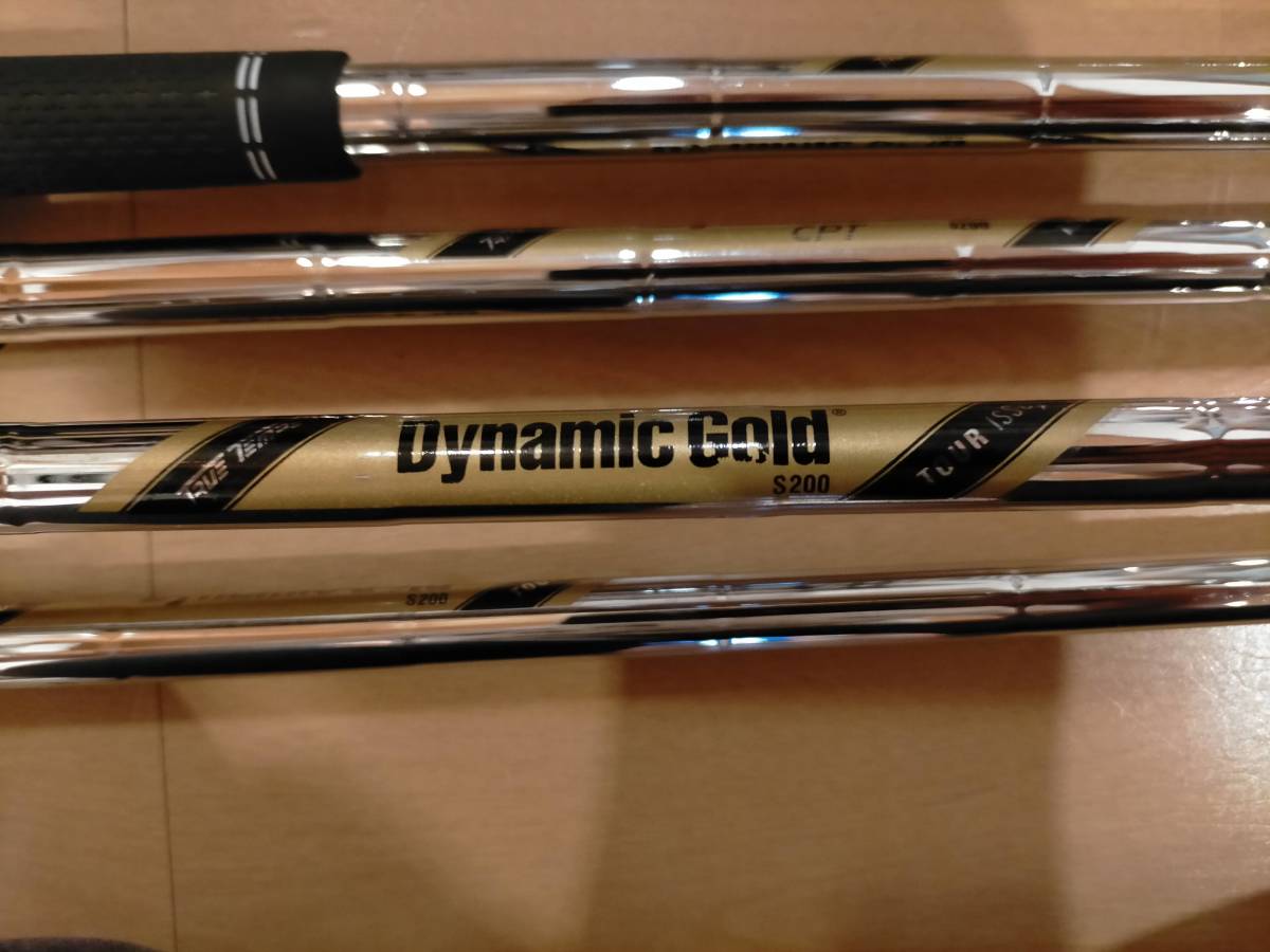 【100セット限定品】遠藤製作所作 宮城裕治 NEXGEN MT-FORGED Black Chrome Limited 8S Dynamic Gold TOUR ISSUE S200 _4