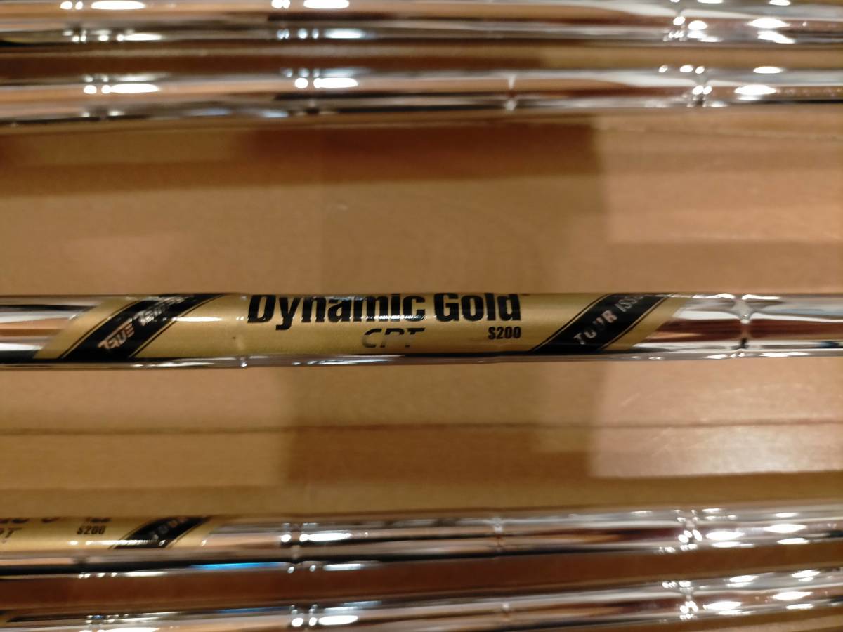 【100セット限定品】遠藤製作所作 宮城裕治 NEXGEN MT-FORGED Black Chrome Limited 8S Dynamic Gold TOUR ISSUE S200 _5