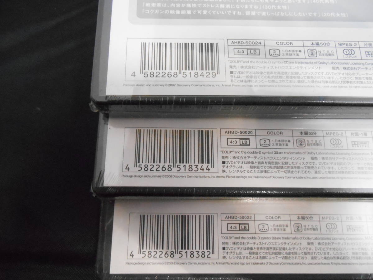 Zh1524 ケース付き まとめて 6本セット Animal Planet アニマル プラネット Dvd アーティストハウスエンターテイメント 動物 売買されたオークション情報 Yahooの商品情報をアーカイブ公開 オークファン Aucfan Com