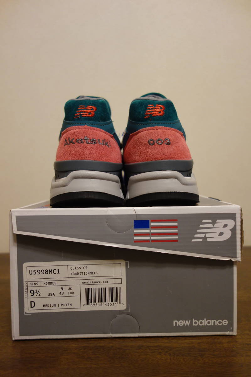 新品未使用 New Balance US998 MC1 27.5cm USA スエード メッシュ 576 