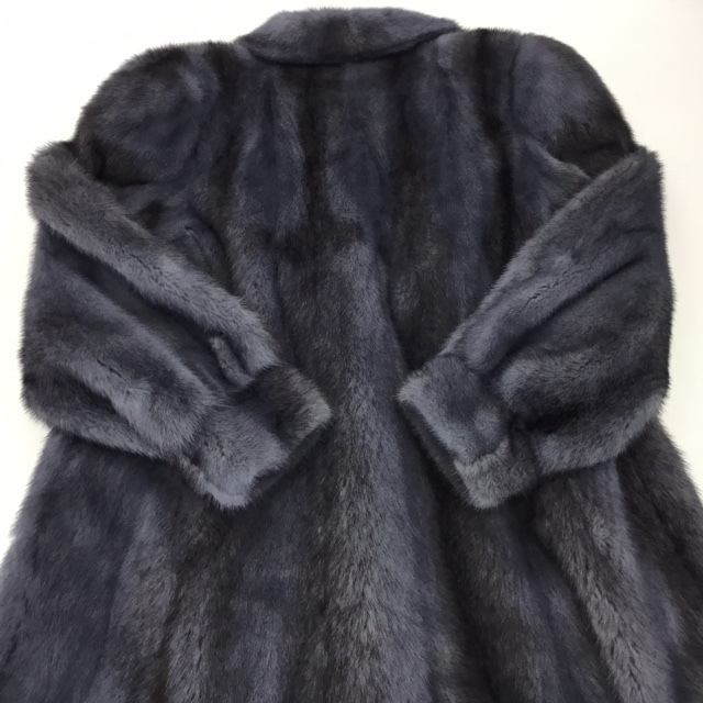 美品サガミンク Superb Quality Ranched Mink　ブラック □SAGA MINK（サガ ミンク）Superb Quality Ranched Mink 毛皮コート