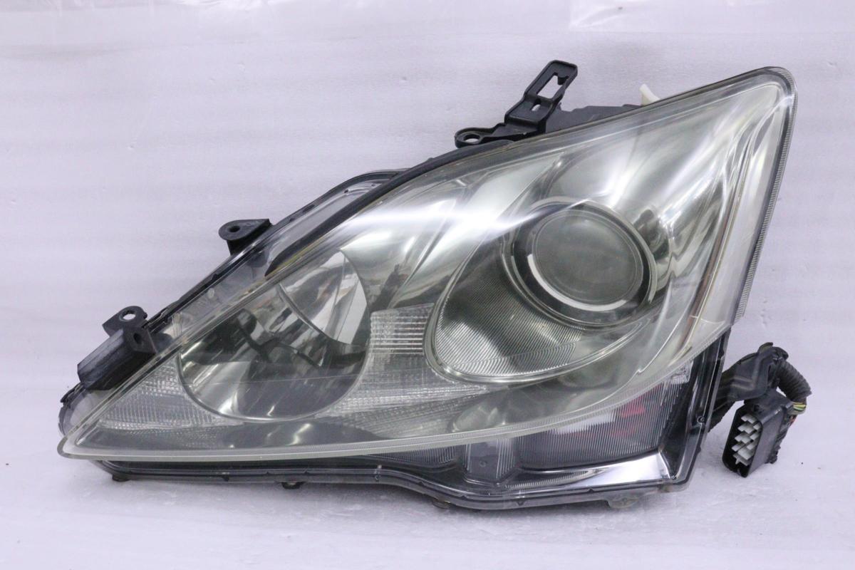 20X373★前期/中期 HID GSE20 レクサスIS 左ヘッドライト 53-33 打刻E AFS付 バラスト付 GSE21/GSE25 グリーンメッキ レクサス 純正 (YM)