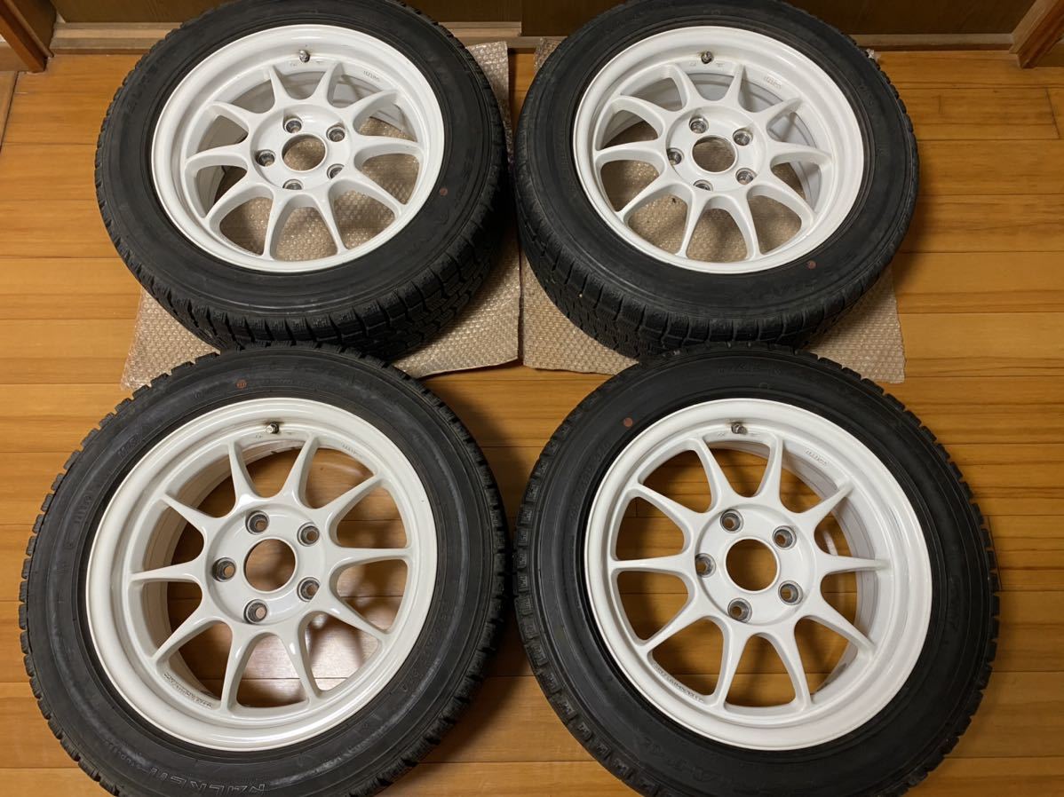 送料無料】希少 美品 ENKEI SPORT ES-TARMAC 6.5J off+40 pcd114.3