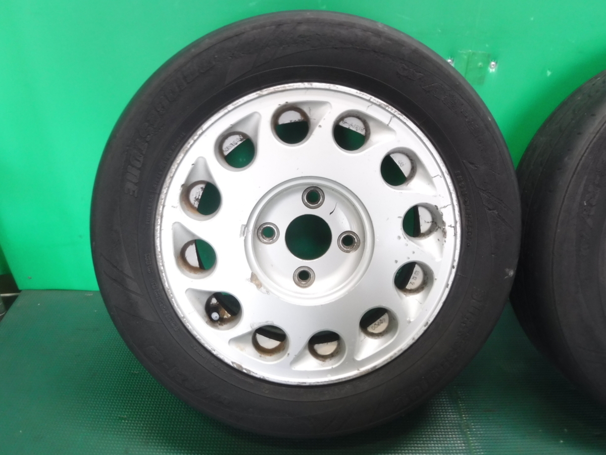 シルビア S13 日産純正 15インチ アルミホイール 195/65R15 タイヤ