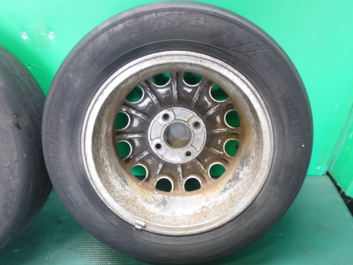 シルビア S13 日産純正 15インチ アルミホイール 195/65R15 タイヤ