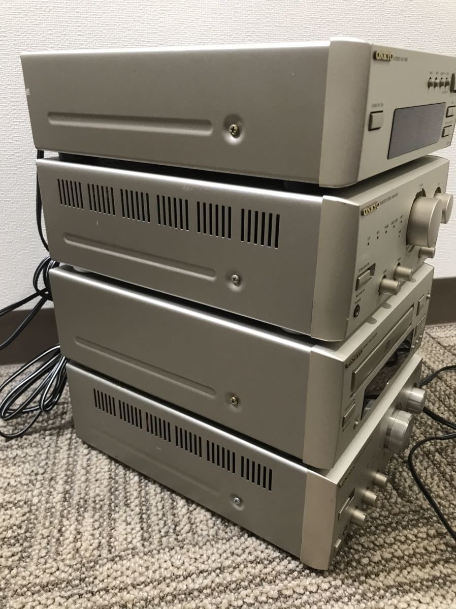 中古品』ONKYO INTEC/ミニコンポセット A-909/C-705/T-405W/A-905TX/大