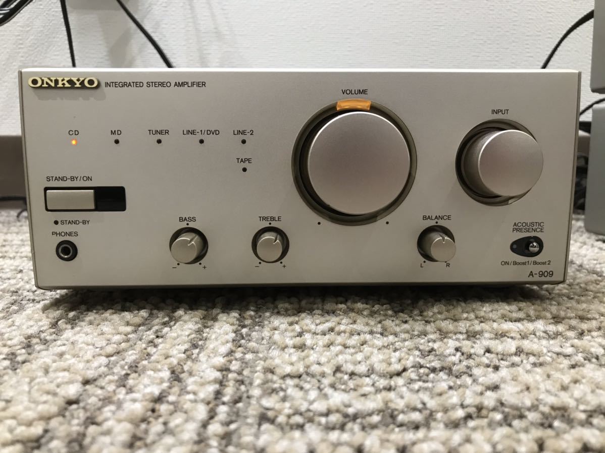 中古品』ONKYO INTEC/ミニコンポセット A-909/C-705/T-405W/A-905TX/大