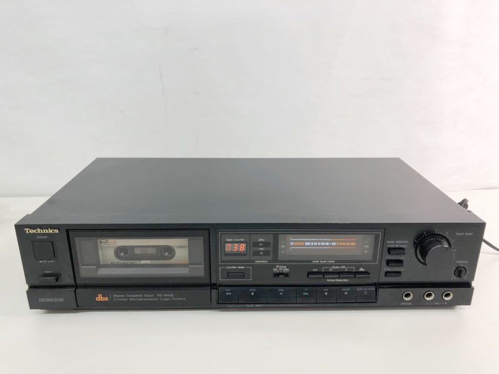 A2382.59]基本動作ok！Technics テクニクス/ステレオカセットデッキ RS