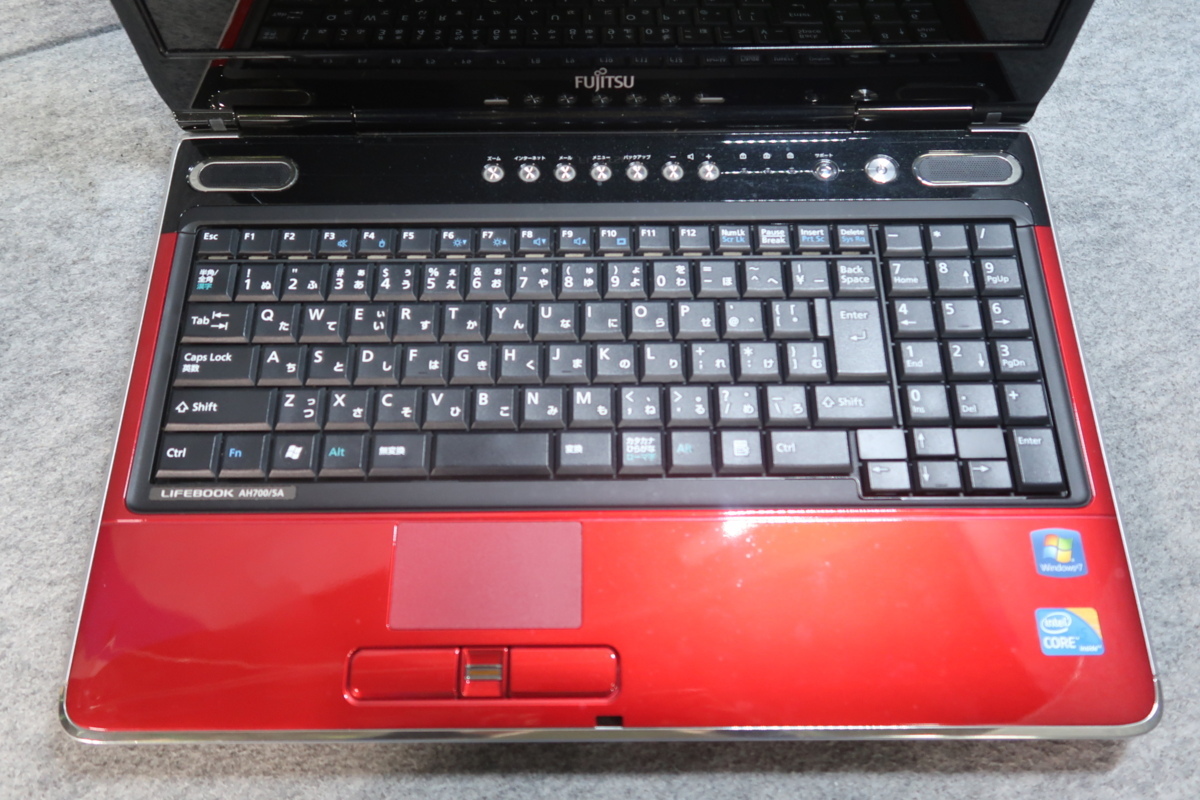 富士通 LIFEBOOK AH700/5A Core i5-450M 2.4GHz 2GB ブルーレイ ノート ジャンク N16087