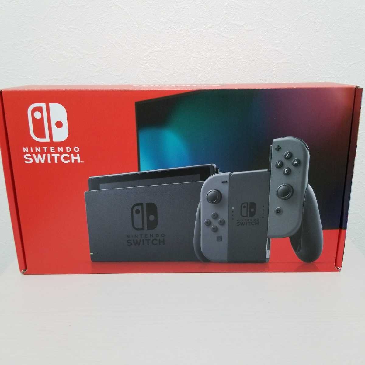 延長保証付 美品 ニンテンドースイッチ本体 Nintendo Switch グレー