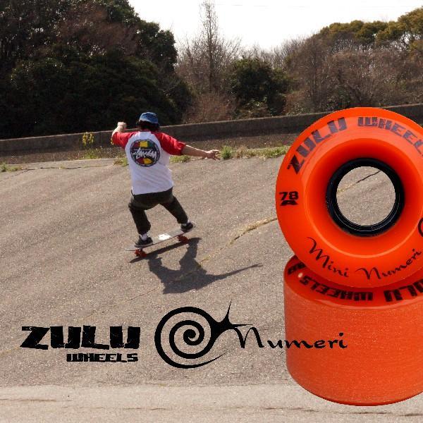 Zulu Wheels Mini Numeri 78a 60mm / クルーザー サーフスケート