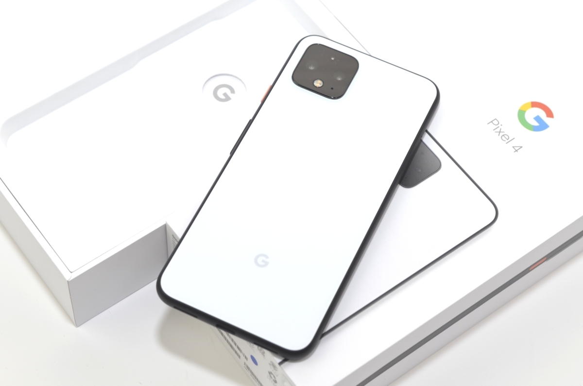 1円スタート！∞ 送料無料 ∞ 美品！SIMフリー Google Pixel4 64GB RAM:6GB 5.7インチ G020N Clearly White ホワイト 転売OK 1244_3