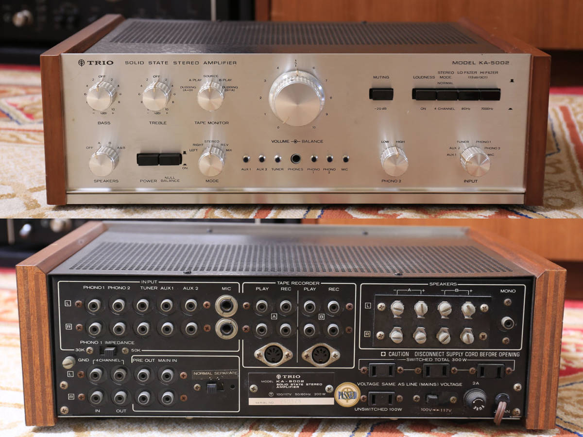 トリオ プリメインアンプ TRIO KA-5002 JTRIO 063961 KA-9900 - 名機