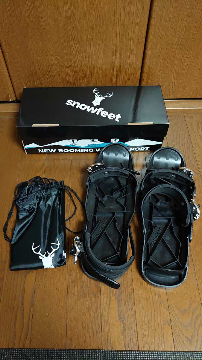 人気SALE，お買い得 品 正規品 スノーフィート Snowfeet 金属エッジ付 滑れるスノーシューズ 正規品 品(スキー)｜売買されたオークション情報、yahooの商品情報をアーカイブ公開 - オークファン その他