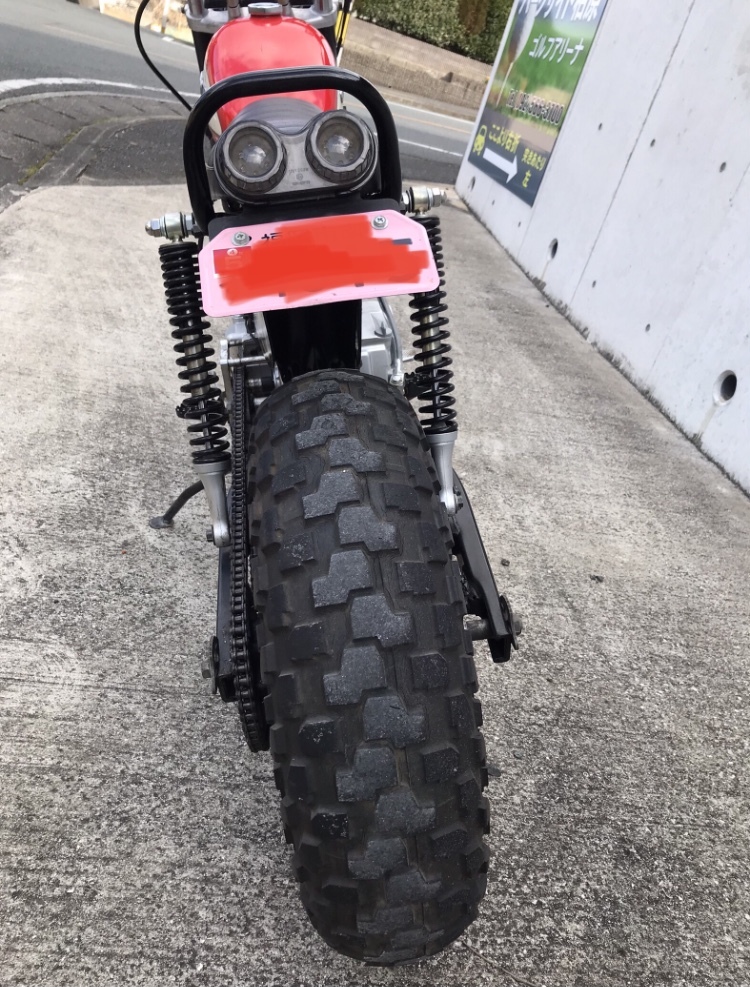 CD50 フルカスタム カブ 横型エンジン 極太足 125CCエンジン 書類