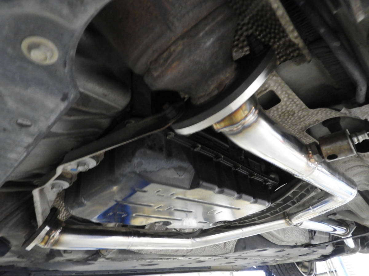 GRS191 GS350 底上げ 中間パイプ マフラー SUS304オールステンレス製 