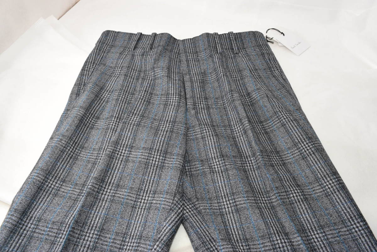 ☆新品未使用☆Paul Smith グレンチェック トラウザース スラックス☆L 