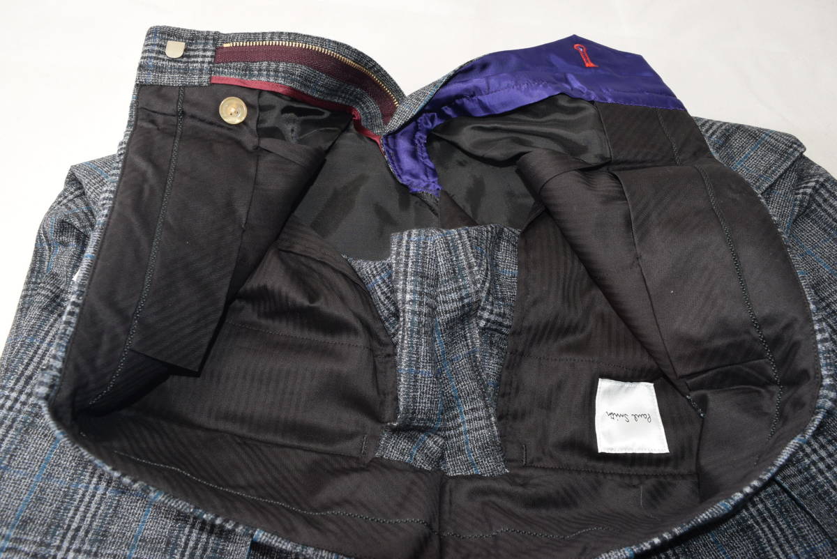 ☆新品未使用☆Paul Smith グレンチェック トラウザース スラックス☆L 